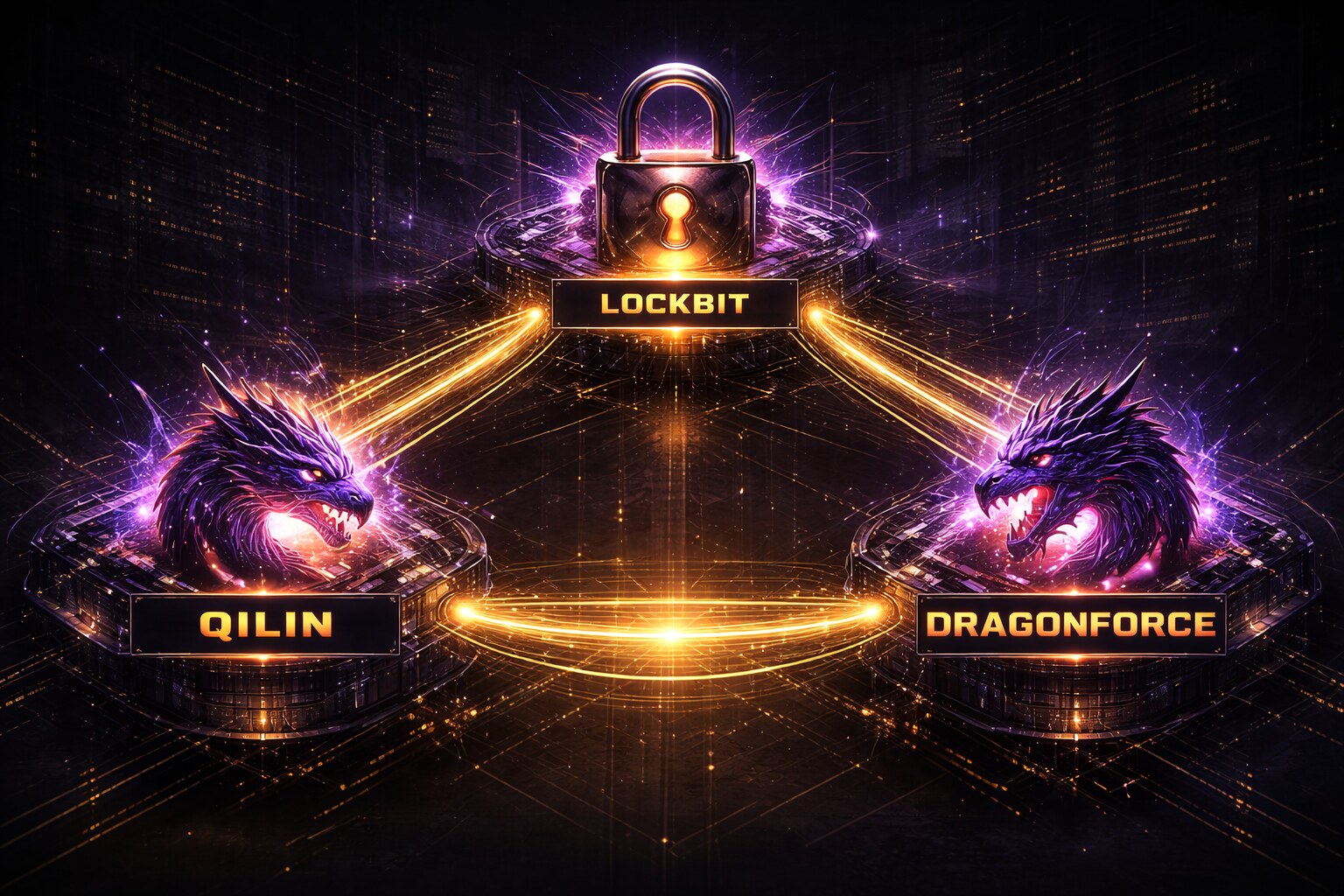 When Cybercrime Becomes Corporate: Inside the Ransomware Cartel of Qilin, LockBit & DragonForce
