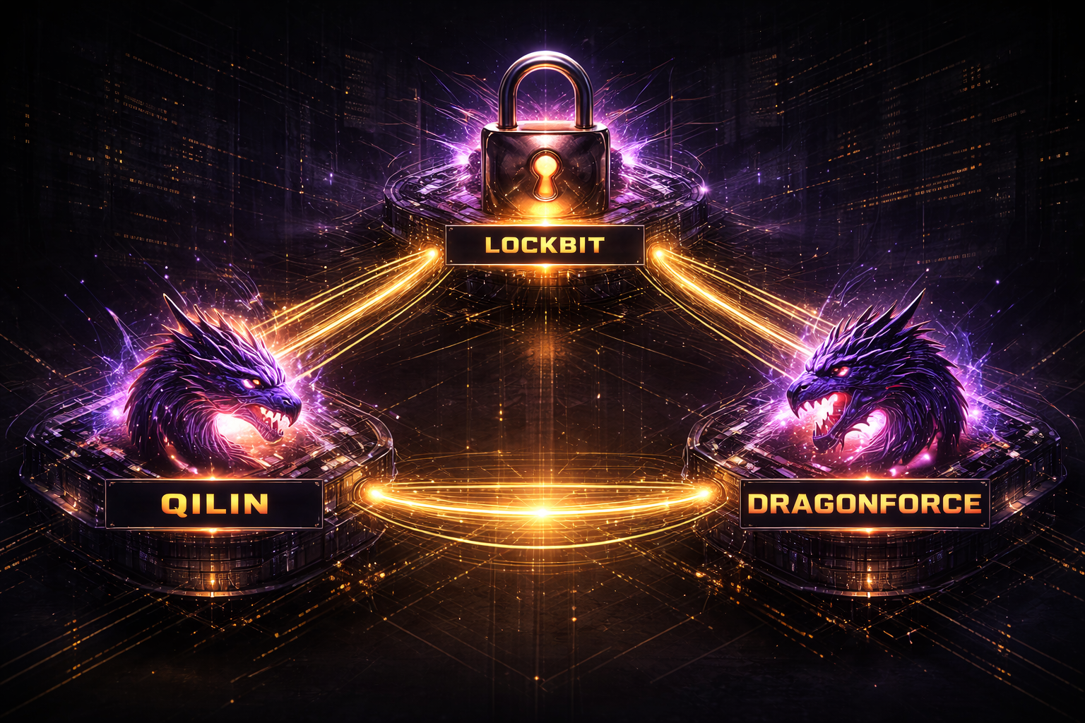 When Cybercrime Becomes Corporate: Inside the Ransomware Cartel of Qilin, LockBit & DragonForce